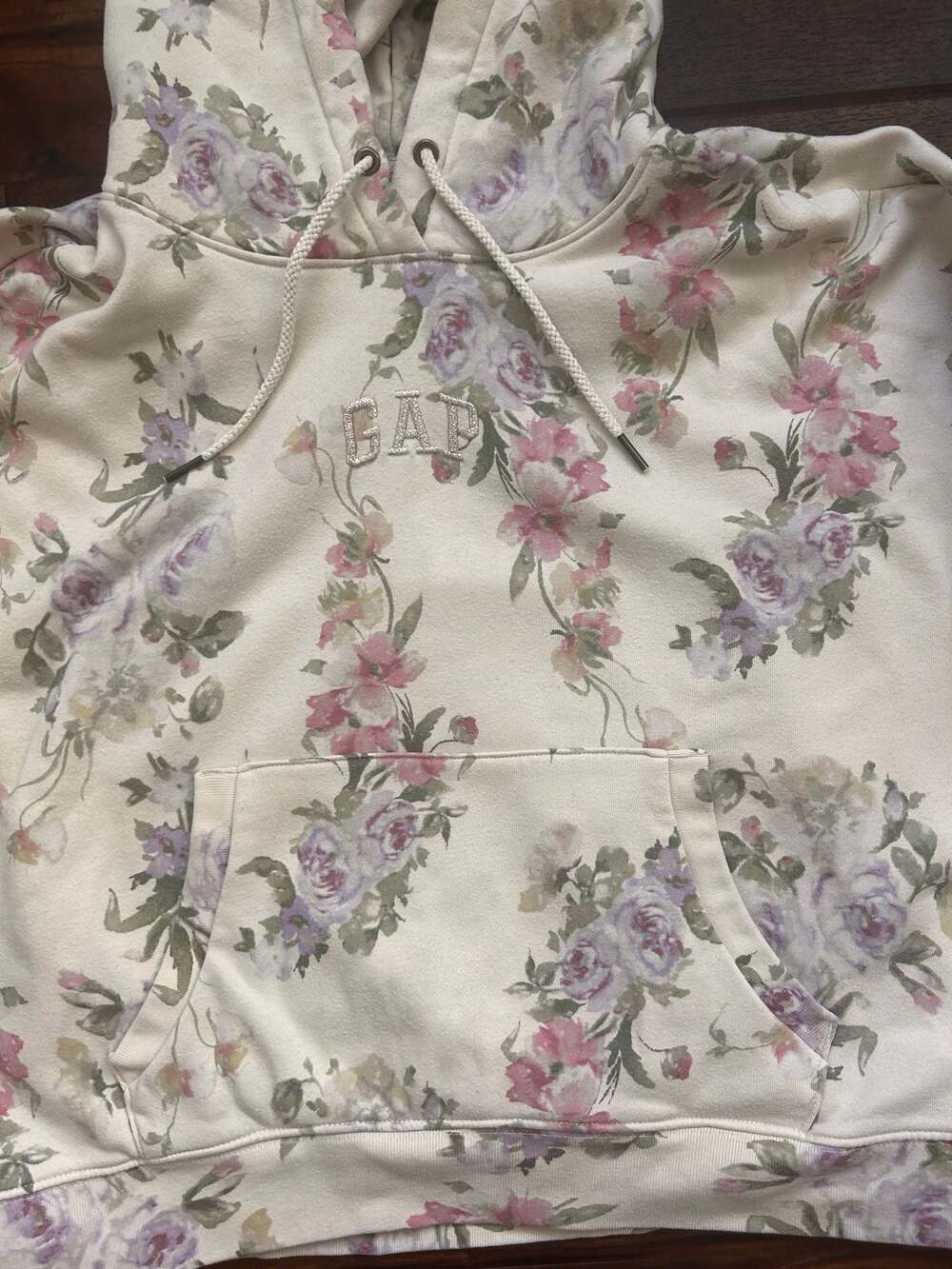 Gap x LoveShackFancy Floral Print Hoodie and Jogger Set Size S - Picture 5 of 15